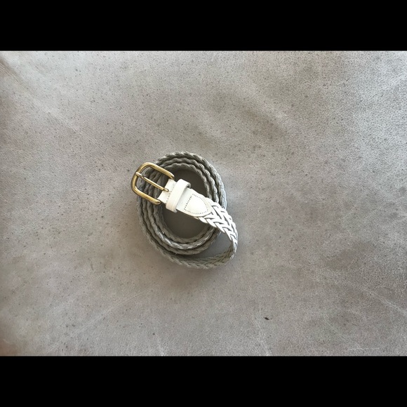 Other - Mens White Weave Belt, 42”